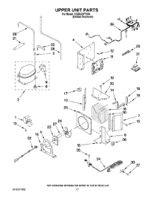 11 - Upper Unit Parts parts for Kitchenaid Refrigerator KSSS42FTX04 from AppliancePartsPros.com
