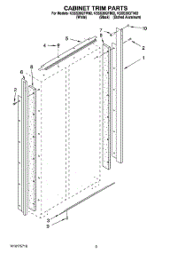 02 - Cabinet Trim Parts parts for Kitchenaid Refrigerator KSSS36QTB02 from AppliancePartsPros.com
