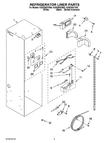 04 - Refrigerator Liner Parts parts for Kitchenaid Refrigerator KSSS36QTB02 from AppliancePartsPros.com