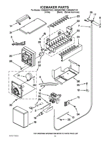 15 - Icemaker Parts parts for Kitchenaid Refrigerator KSSS48QTW02 from AppliancePartsPros.com