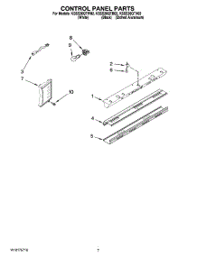 05 - Control Panel Parts parts for Kitchenaid Refrigerator KSSS36QTX02 from AppliancePartsPros.com