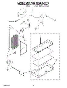 14 - Lower Unit And Tube Parts parts for Kitchenaid Refrigerator KSSS36QTX02 from AppliancePartsPros.com