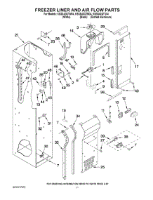 08 - Freezer Liner And Air Flow Parts parts for Kitchenaid Refrigerator KSSS42QTB04 from AppliancePartsPros.com