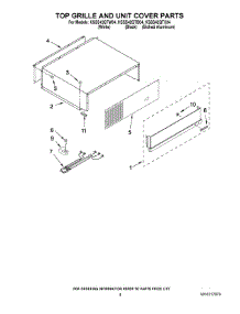 06 - Top Grille And Unit Cover Parts parts for Kitchenaid Refrigerator KSSS42QTX04 from AppliancePartsPros.com