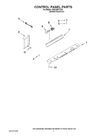 05 - Control Panel Parts parts for Kitchenaid Refrigerator KSSO36FTX03 from AppliancePartsPros.com