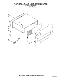 06 - Top Grille And Unit Cover Parts parts for Kitchenaid Refrigerator KSSO36FTX03 from AppliancePartsPros.com