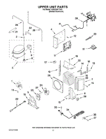 11 - Upper Unit Parts parts for Kitchenaid Refrigerator KSSO36FTX03 from AppliancePartsPros.com