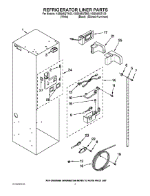 04 - Refrigerator Liner Parts parts for Kitchenaid Refrigerator KSSS48QTB03 from AppliancePartsPros.com