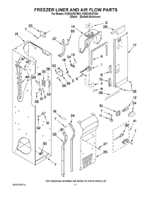 08 - Freezer Liner And Air Flow Parts parts for Kitchenaid Refrigerator KSSO42QTB04 from AppliancePartsPros.com
