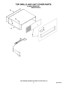 06 - Top Grille And Unit Cover Parts parts for Kitchenaid Refrigerator KSSO42FTX04 from AppliancePartsPros.com