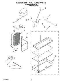 12 - Lower Unit And Tube Parts parts for Kitchenaid Refrigerator KSSO36FTX02 from AppliancePartsPros.com