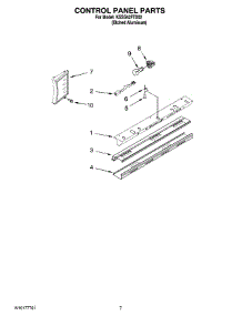 05 - Control Panel Parts parts for Kitchenaid Refrigerator KSSS42FTX02 from AppliancePartsPros.com