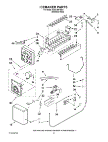 13 - Icemaker Parts parts for Kitchenaid Refrigerator KSSC48FTS04 from AppliancePartsPros.com