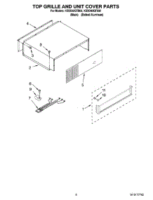 06 - Top Grille And Unit Cover Parts parts for Kitchenaid Refrigerator KSSO42QTB02 from AppliancePartsPros.com