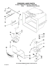 02 - Freezer Liner Parts parts for Kitchenaid Refrigerator KFIS27CXBL2 from AppliancePartsPros.com
