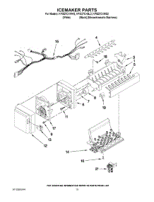 08 - Icemaker Parts parts for Kitchenaid Refrigerator KFIS27CXBL2 from AppliancePartsPros.com