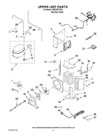 11 - Upper Unit Parts parts for Kitchenaid Refrigerator KSSC42FTS04 from AppliancePartsPros.com