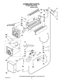 13 - Icemaker Parts parts for Kitchenaid Refrigerator KSSC42FTS04 from AppliancePartsPros.com