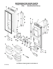 04 - Refrigerator Door Parts parts for Kitchenaid Refrigerator KFIS27CXMS2 from AppliancePartsPros.com