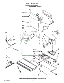 05 - Unit Parts parts for Kitchenaid Refrigerator KFIS27CXMS3 from AppliancePartsPros.com