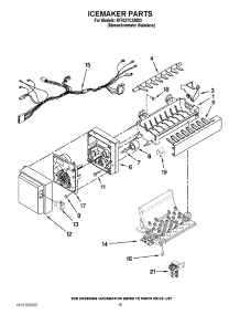 08 - Icemaker Parts parts for Kitchenaid Refrigerator KFIS27CXMS3 from AppliancePartsPros.com