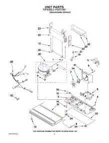 05 - Unit Parts parts for Kitchenaid Refrigerator KFIS27CXMS1 from AppliancePartsPros.com