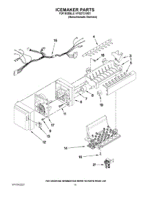 08 - Icemaker Parts parts for Kitchenaid Refrigerator KFIS27CXMS1 from AppliancePartsPros.com