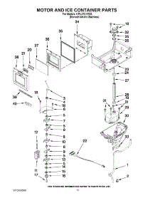 07 - Motor And Ice Container Parts parts for Kitchenaid Refrigerator KFIL27CXMS3 from AppliancePartsPros.com