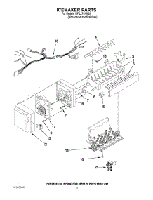 08 - Icemaker Parts parts for Kitchenaid Refrigerator KFIL27CXMS1 from AppliancePartsPros.com