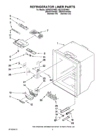 02 - Refrigerator Liner Parts parts for Kitchenaid Refrigerator KBLS22EVMS3 from AppliancePartsPros.com