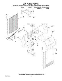 09 - Air Flow Parts parts for Kitchenaid Refrigerator KSRJ25FXMS00 from AppliancePartsPros.com