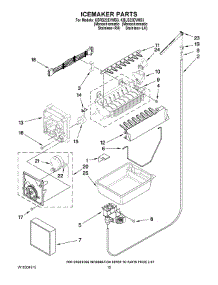 08 - Icemaker Parts parts for Kitchenaid Refrigerator KBLS22EVMS3 from AppliancePartsPros.com