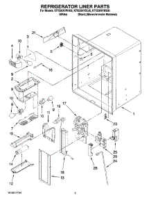 02 - Refrigerator Liner Parts parts for Kitchenaid Refrigerator KFIS20XVBL00 from AppliancePartsPros.com
