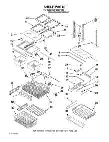 06 - Shelf Parts parts for Kitchenaid Refrigerator KBFS25EVMS3 from AppliancePartsPros.com