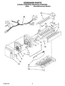 05 - Icemaker Parts parts for Kitchenaid Refrigerator KFIS20XVBL00 from AppliancePartsPros.com