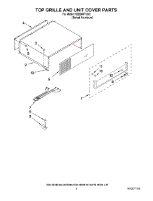 06 - Top Grille And Unit Cover Parts parts for Kitchenaid Refrigerator KSSS48FTX03 from AppliancePartsPros.com