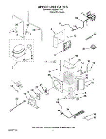 11 - Upper Unit Parts parts for Kitchenaid Refrigerator KSSS48FTX03 from AppliancePartsPros.com