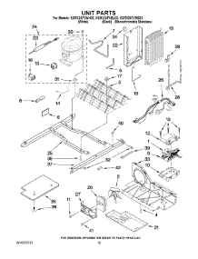 09 - Unit Parts parts for Kitchenaid Refrigerator KSRX25FVBL02 from AppliancePartsPros.com