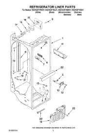 02 - Refrigerator Liner Parts parts for Kitchenaid Refrigerator KSCK23FVMS01 from AppliancePartsPros.com