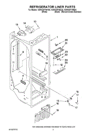 02 - Refrigerator Liner Parts parts for Kitchenaid Refrigerator KSRX25FVMS02 from AppliancePartsPros.com