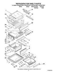 03 - Refrigerator Shelf Parts parts for Kitchenaid Refrigerator KSCK23FVMS01 from AppliancePartsPros.com