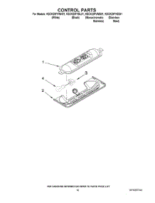 10 - Control Parts parts for Kitchenaid Refrigerator KSCK23FVMS01 from AppliancePartsPros.com