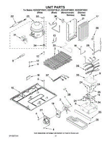 11 - Unit Parts parts for Kitchenaid Refrigerator KSCK23FVSS01 from AppliancePartsPros.com