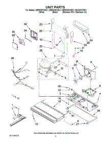 06 - Unit Parts parts for Kitchenaid Refrigerator KBLS22KVSS1 from AppliancePartsPros.com