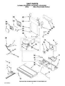 05 - Unit Parts parts for Kitchenaid Refrigerator KFCS22EVMS1 from AppliancePartsPros.com