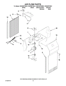 09 - Air Flow Parts parts for Kitchenaid Refrigerator KSCK23FVBL01 from AppliancePartsPros.com