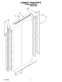 02 - Cabinet Trim Parts parts for Kitchenaid Refrigerator KSSC36QTS02 from AppliancePartsPros.com