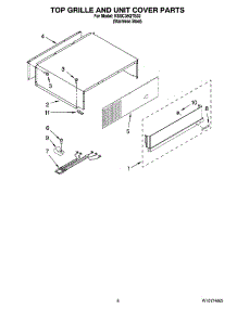 06 - Top Grille And Unit Cover Parts parts for Kitchenaid Refrigerator KSSC36QTS02 from AppliancePartsPros.com