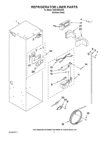 04 - Refrigerator Liner Parts parts for Kitchenaid Refrigerator KSSC48QVS02 from AppliancePartsPros.com