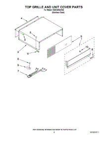06 - Top Grille And Unit Cover Parts parts for Kitchenaid Refrigerator KSSC48QVS02 from AppliancePartsPros.com